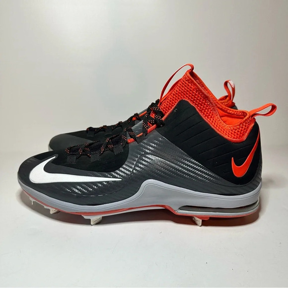 Nike Men's Air Max MVP Elite Mid Metal Baseball Cleats 684687-018 Sz 13.5 1 Box1 - Picture 2 of 9